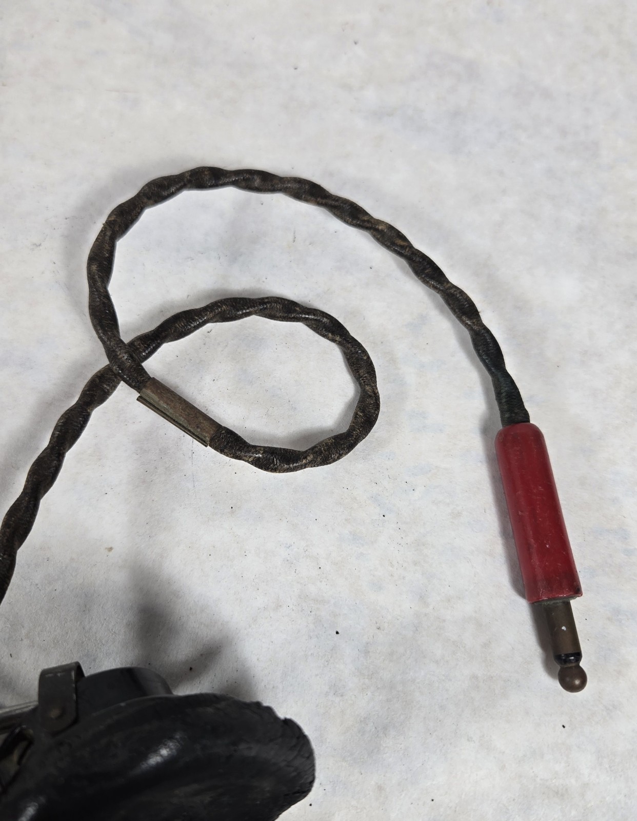 WWII USAAF AAF Pilot ANB-H-1 Receiver Headset HB-7 BEST Mfg Co. NOT TESTED