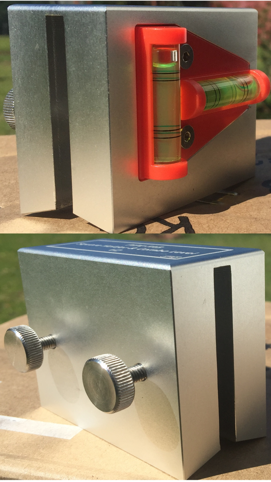 Pipefitters Square Holder & Combo Level Tools V2 ( Metallic Silver)