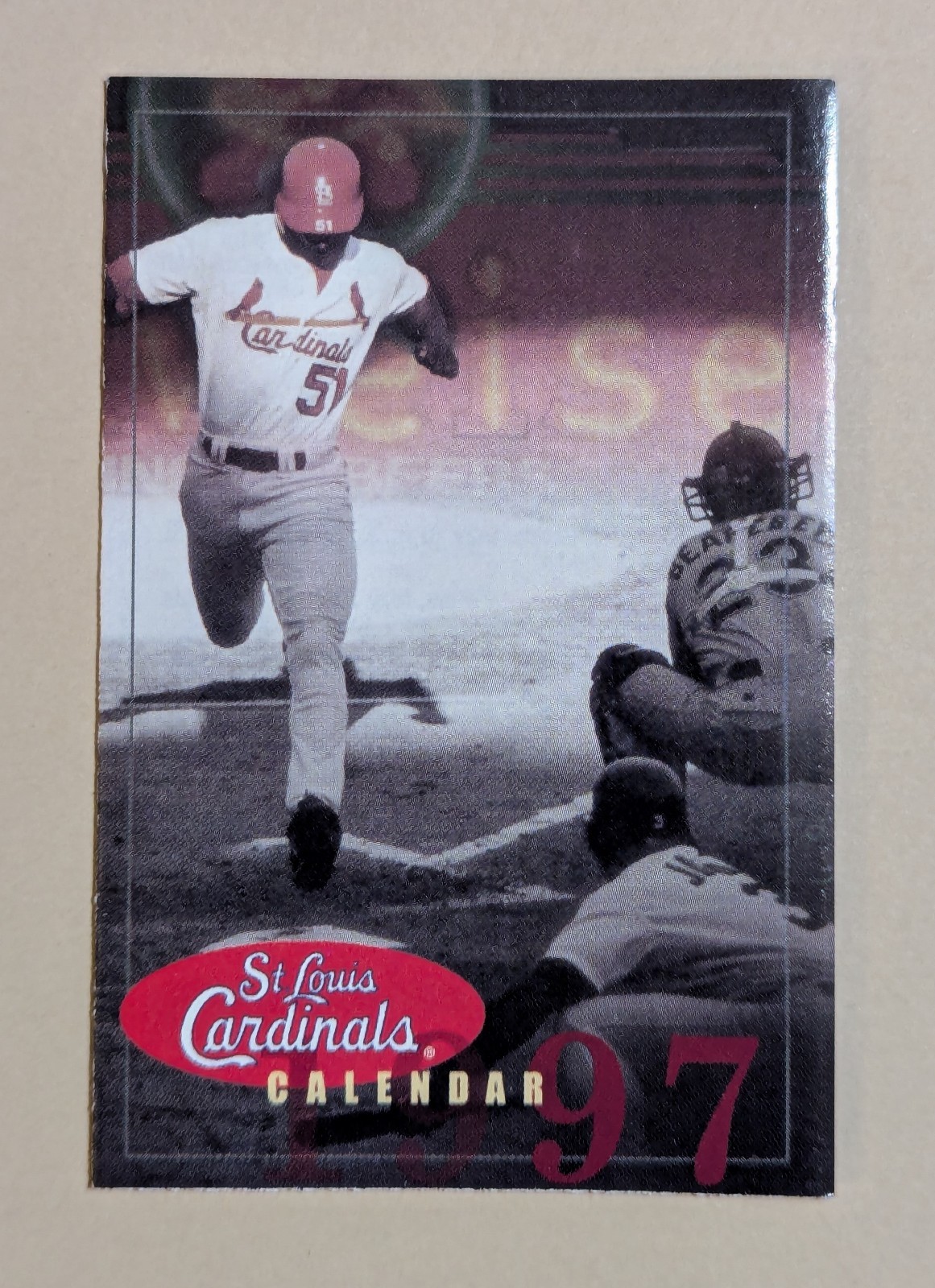 1997 St. Louis Cardinals Baseball Pocket Schedule MLB Starter ⚾️⚾️