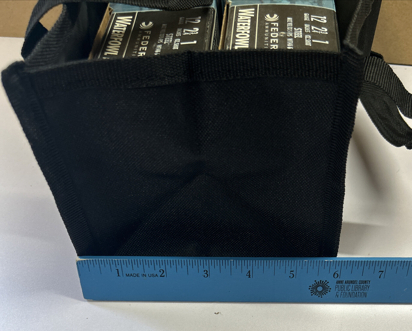 1- Federal Firearms Black 4 Box Shot shell Ammo Tote Bag Skeet Shooting Sports