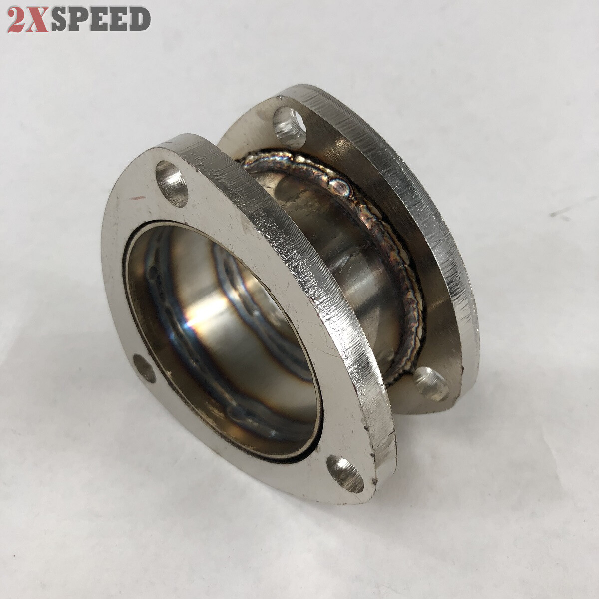 3 inch 3 Bolt Flange Exhaust Muffler Pipe Extension Flange Mild Steel Adapter