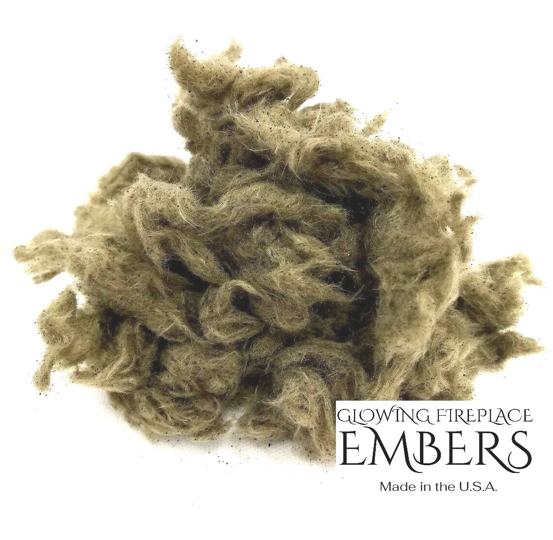 Glowing Fireplace Embers Rockwool For Gas Logs, Gas Fireplaces and Inserts, 4 oz