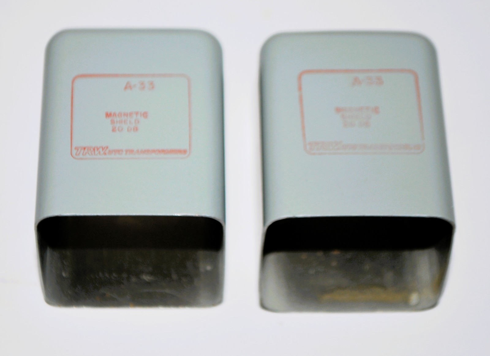 Pair of NOS TRW UTC A-33 20dB Magnetic Shields For UTC A Series transformers