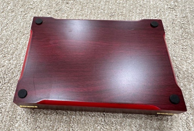 Premium Wooden 2 NGC Coin Display Storage Box Case Collector Coin Holder NGC NEW