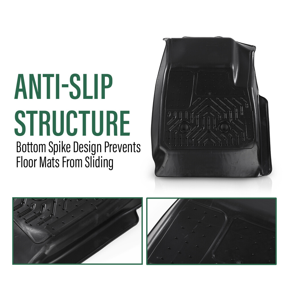 Fit For 15-22 Chevy Colorado GMC Canyon All Weather Floor Mats TPE Liners