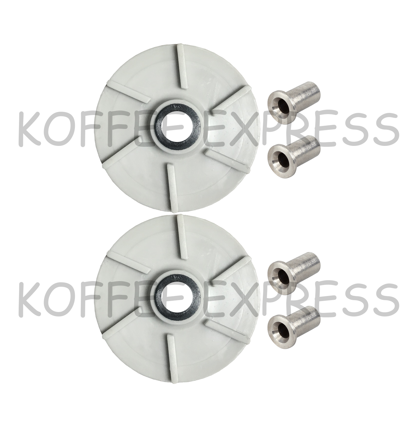 Impeller (2) Crathco 3587 & (4) Bearing Sleeve Crathco 3220 bubbler part - 046