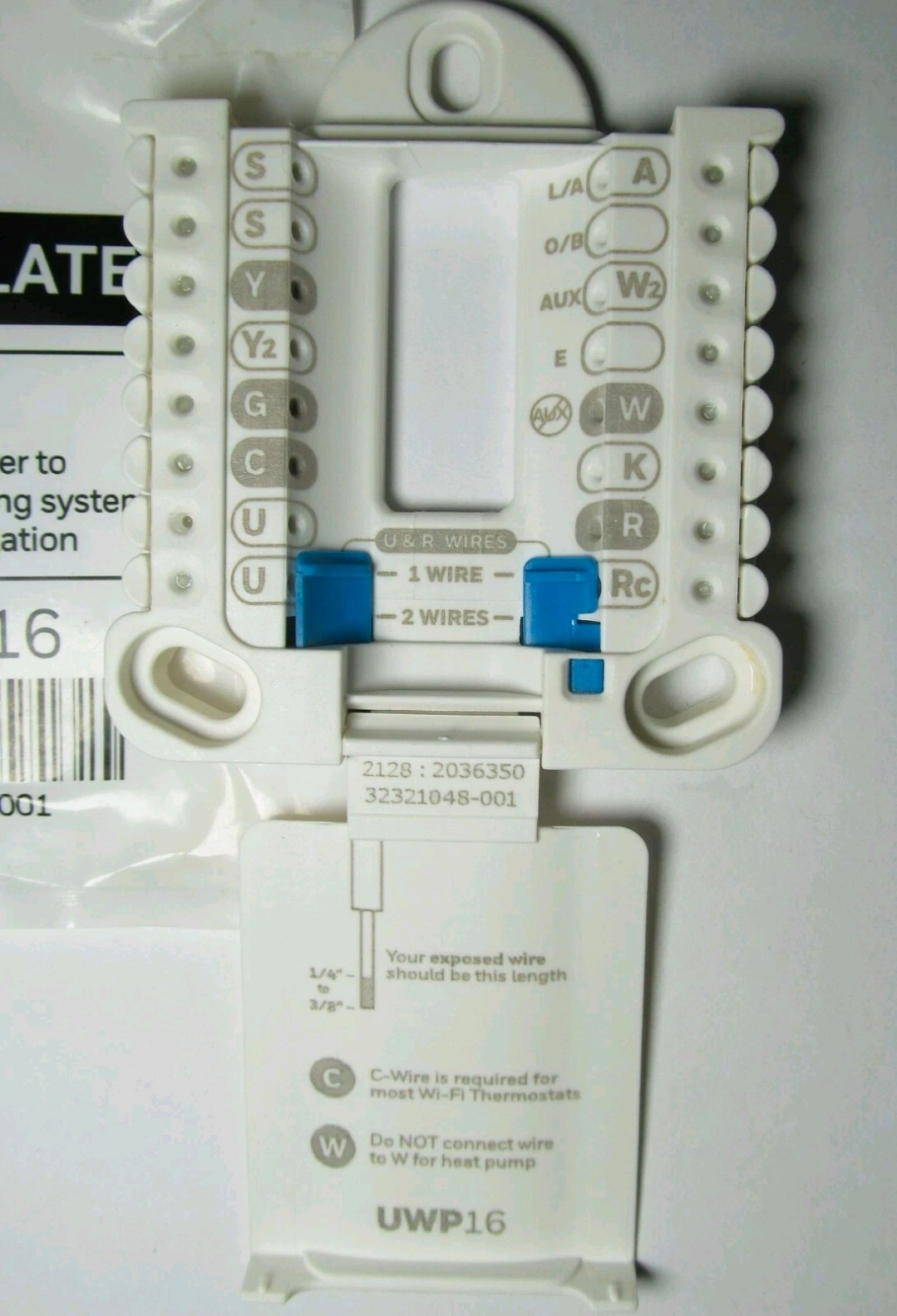 Honeywell T6 Pro Series Z-Wave Programmable Thermostat - White (TH6320ZW2003)