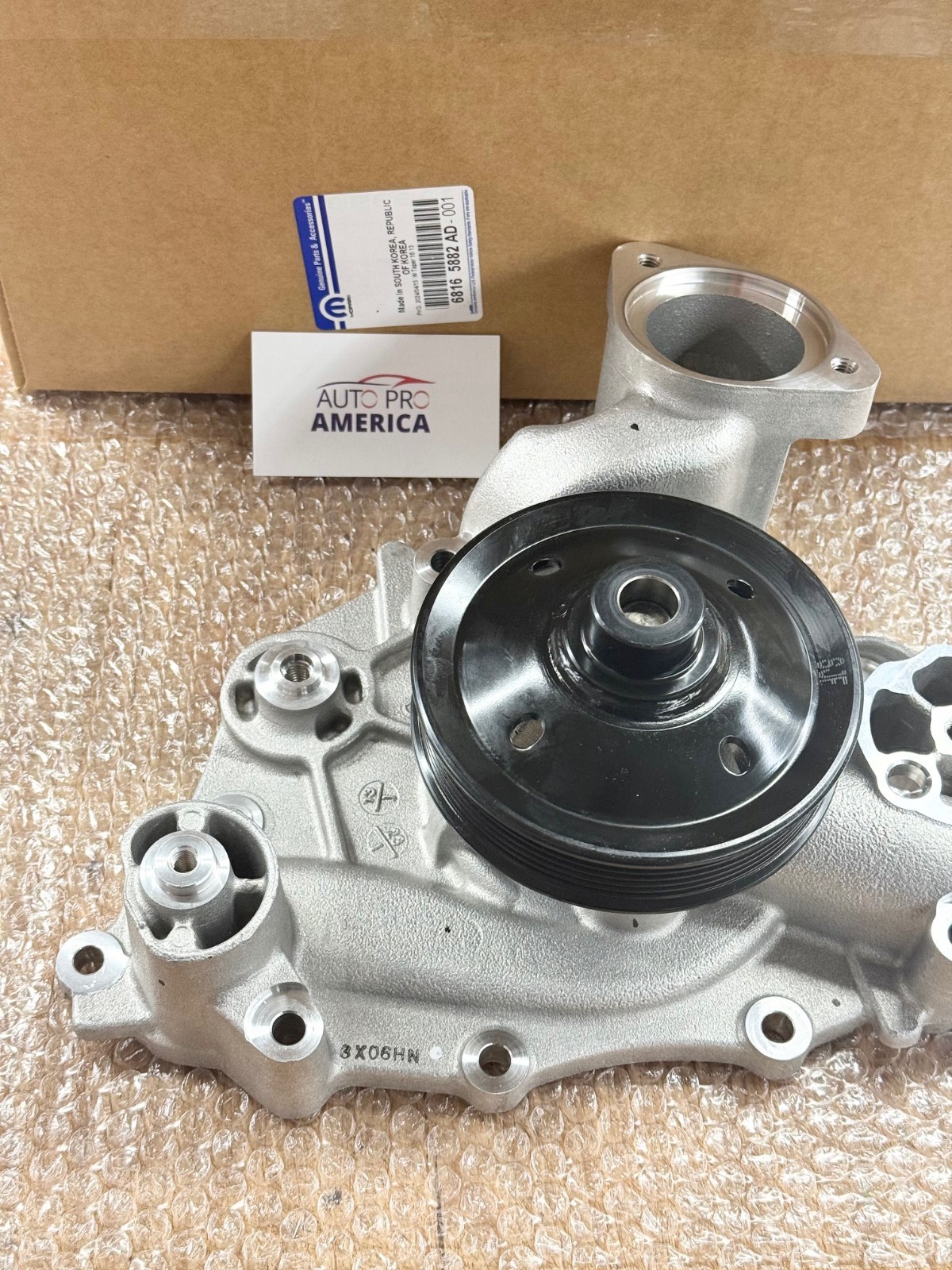 WATER PUMP for 2015-2026 JEEP DODGE RAM w 6.2 V8 OEM GENUINE MOPAR 68165882AD