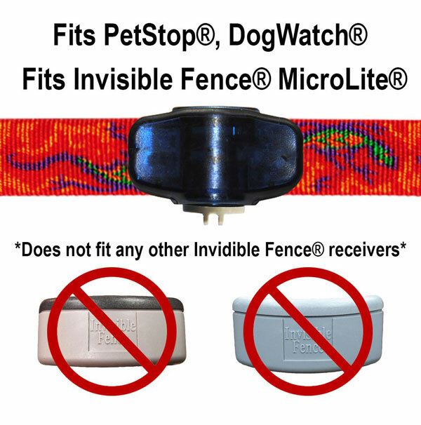 Lupine Pet Fence Collar with Pet Fence Holes for Invisible Fence MicroLite