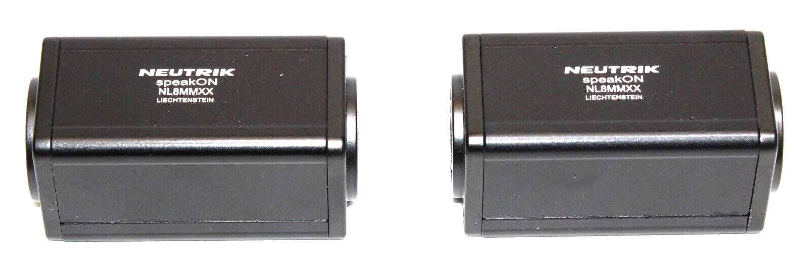 (2) Two Genuine NEUTRIK NL8MMXX Female 8 Pin SpeakON Coupler Adapter