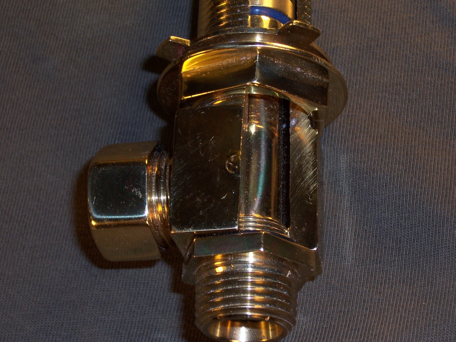 VINTAGE CUTAWAY DISPLAY SALESMANS SAMPLE ADVERTISING BRASS VALVE