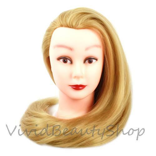 28" Cosmetology Mannequin Hair Hairdresser Training Manikin Doll Wig Head Blonde