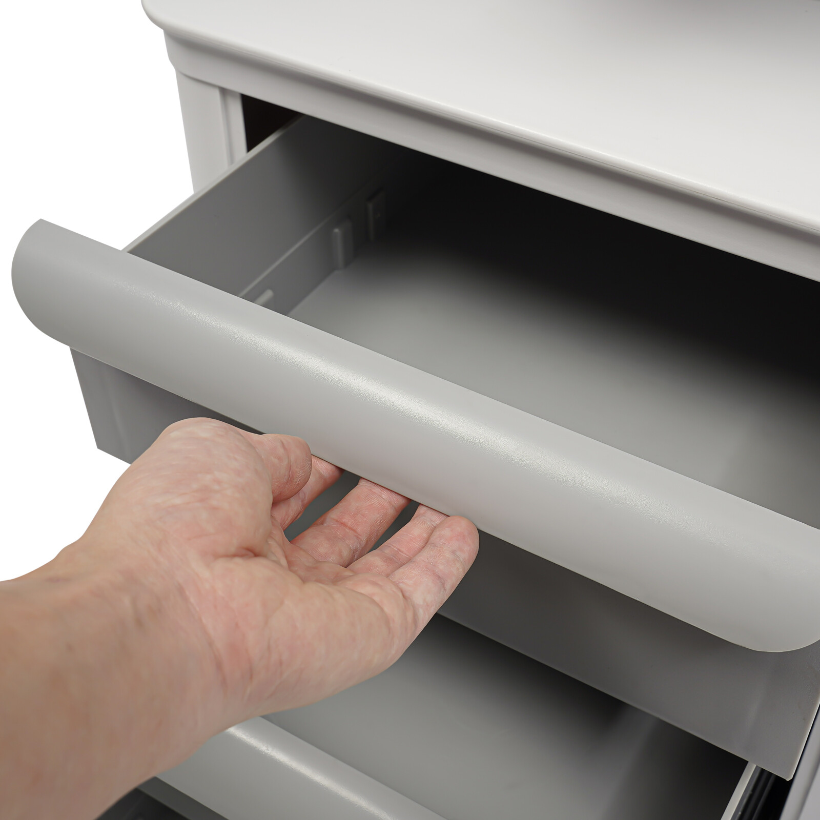 Dental Medical Mobile Cart Instrument Trolley 3 Drawers with Power Socket