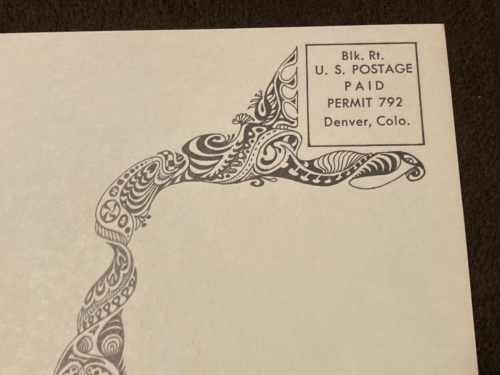 ALLMEN JOY CANNED HEAT 1967 DENVER COLORADO FAMILY DOG POSTCARD FDD-7 MInt - OP