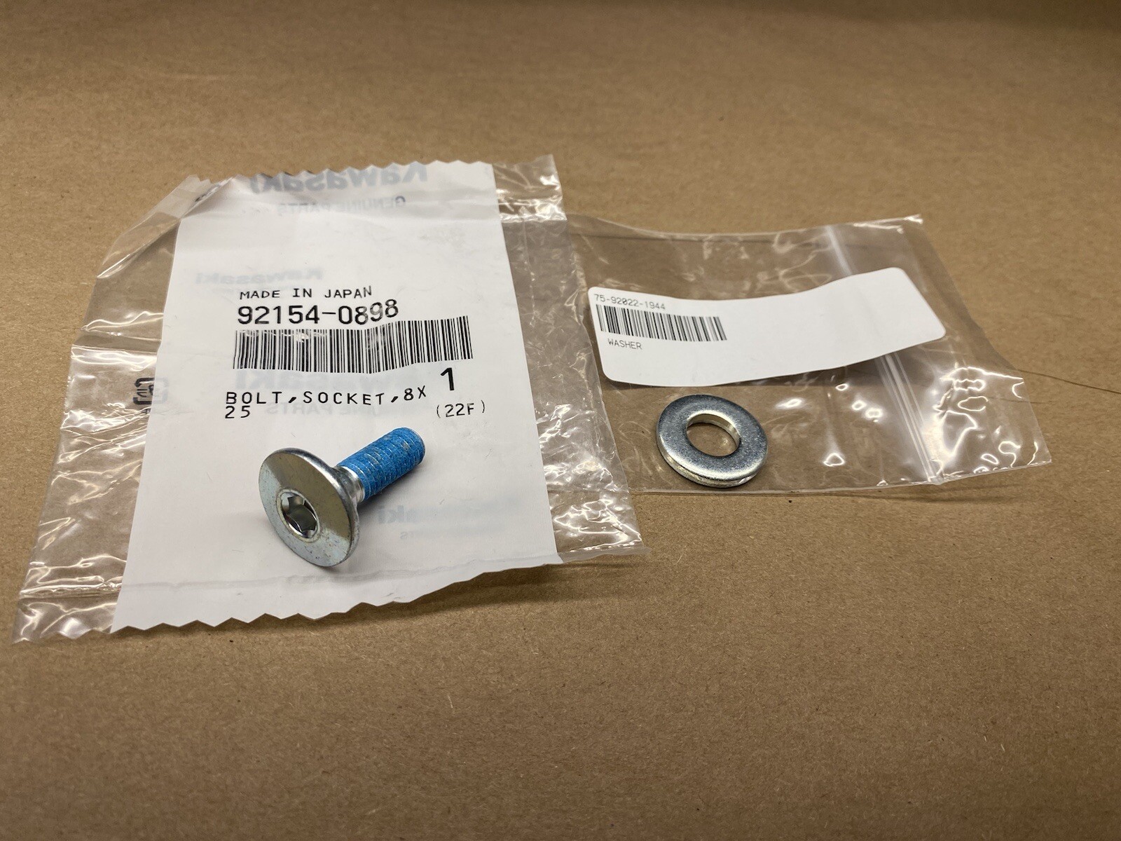 2009-2016 Kawasaki Kx250f Oem Kickstarter Lever Bolt 2009-2015 Kx 450f 2010 2011