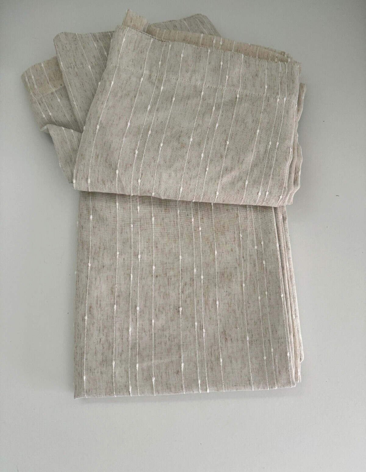 Ralph Lauren Window Curtains 2 Panels Blackout 54 x 96 Linen Blend Fully Lined