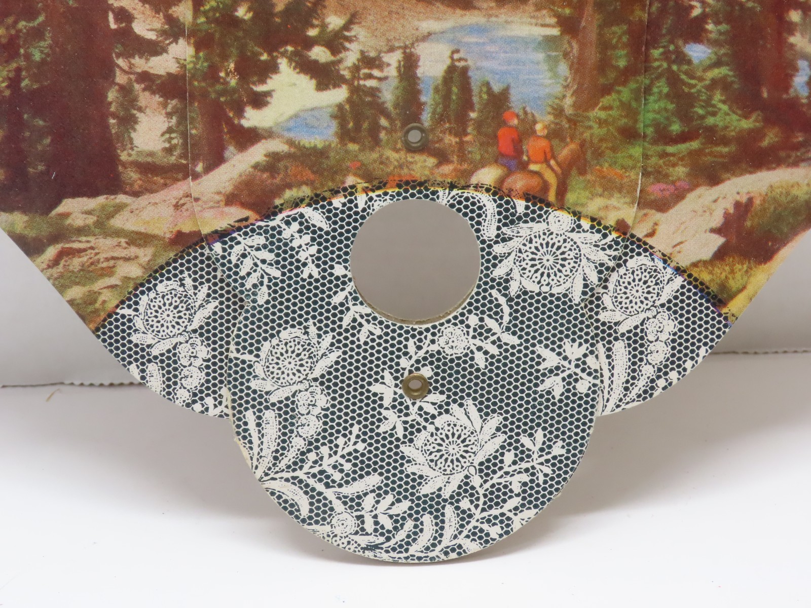 Heidels AG Food Market Vintage Advertising Fold-Out Hand Fan