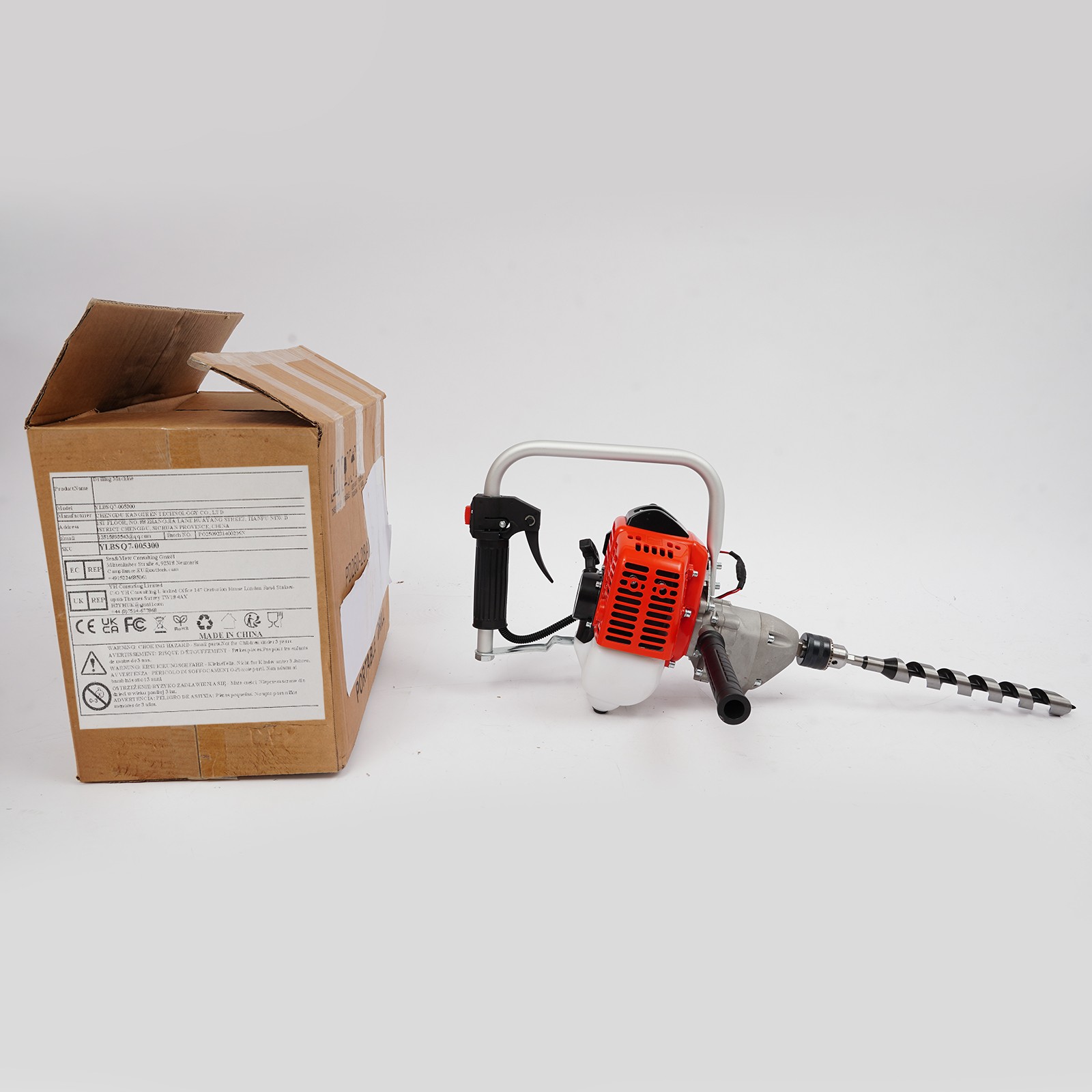 Gas Post Hole Digger Portable Auger Drill Machine For Fencing Landscaping