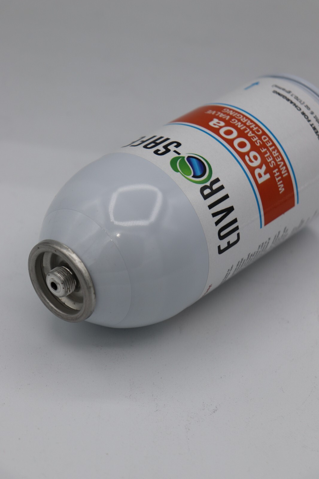 Enviro-Safe R-600a Refrigerant with 7/16" Self Sealing K28 6 oz , 3 cans/tap