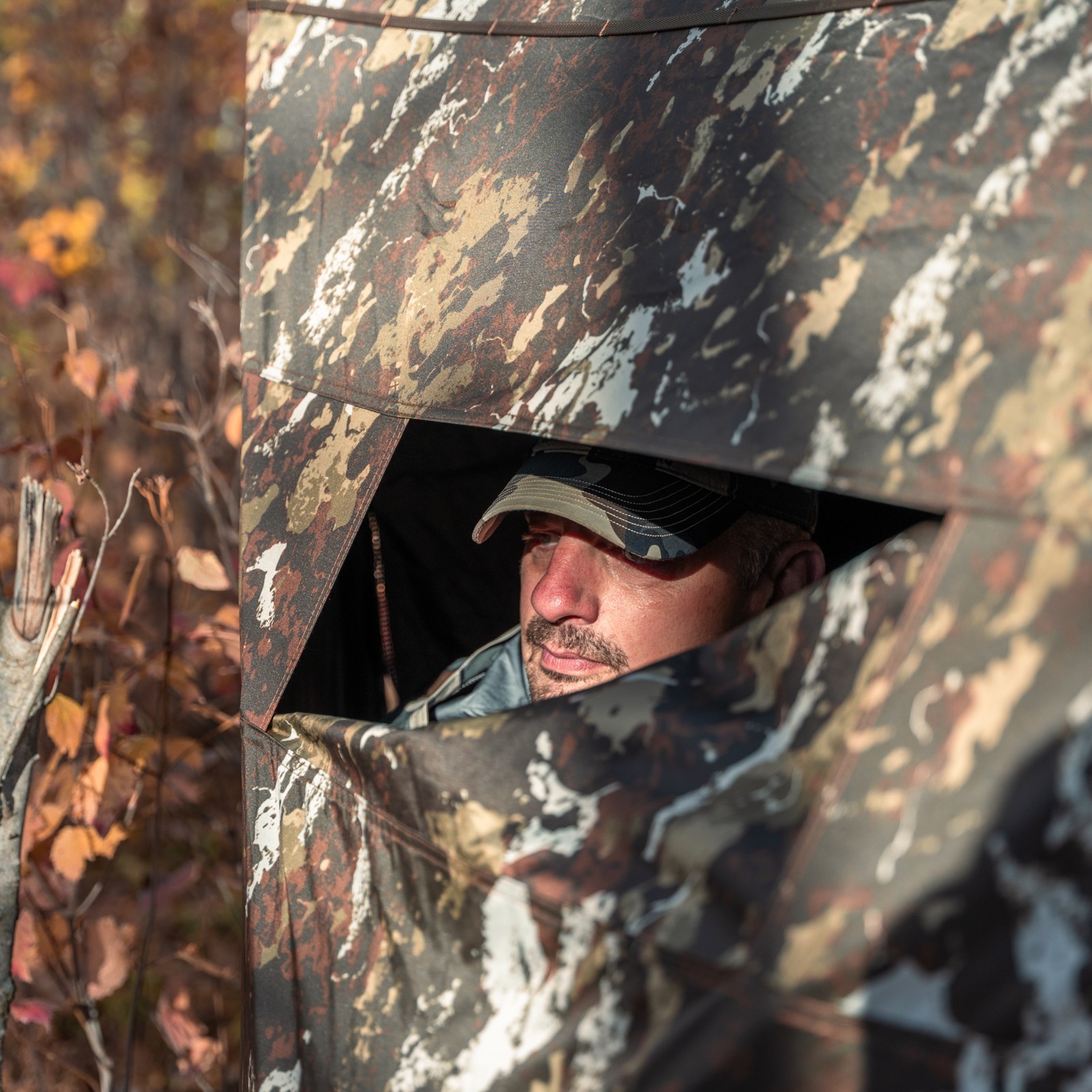 Barronett Blinds® Overwatch, Portable Hunting Blind, 88” x 88” x 75”, VR400CH