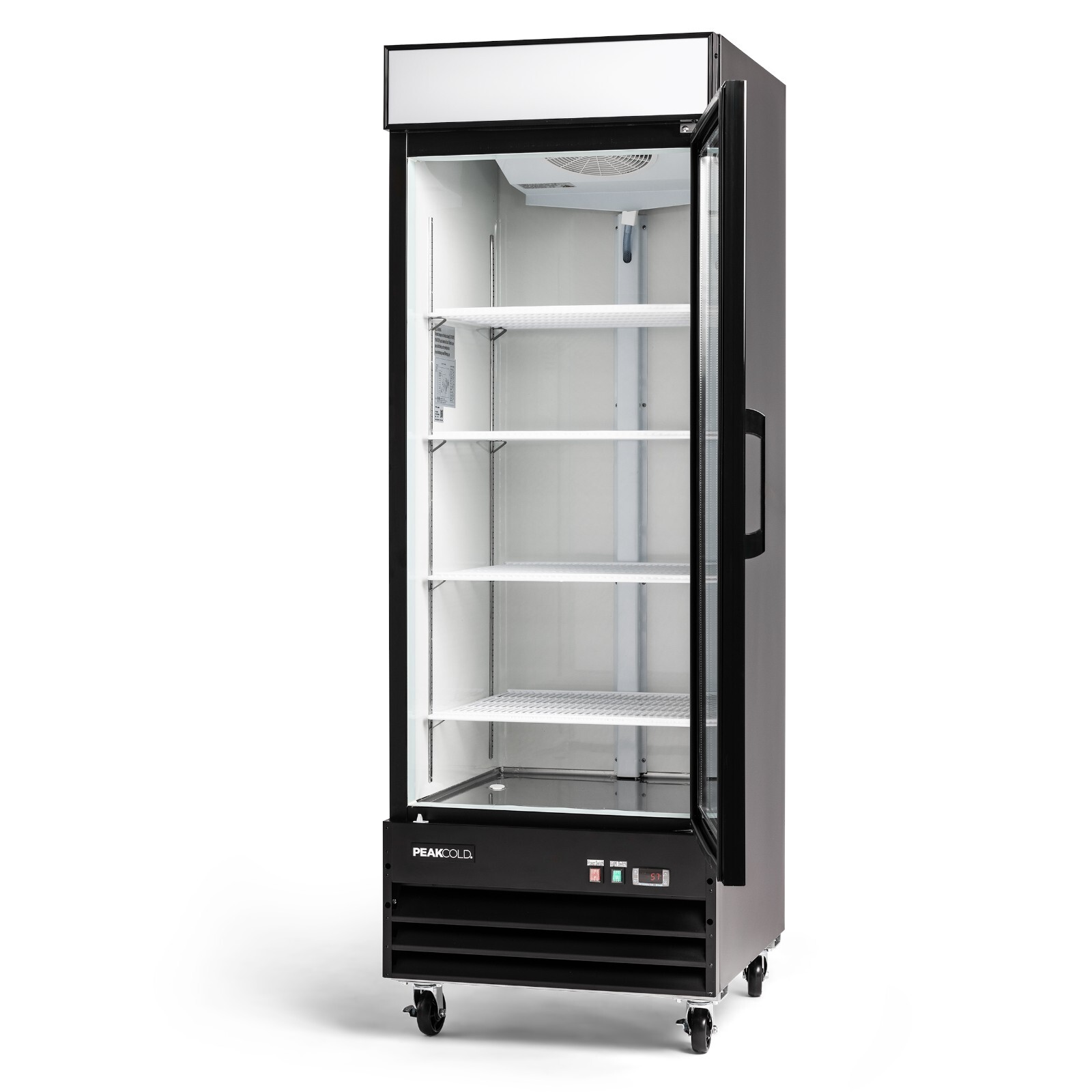 PEAKCOLD Large Capacity FLOWER Display Cooler - Glass Door Refrigerator