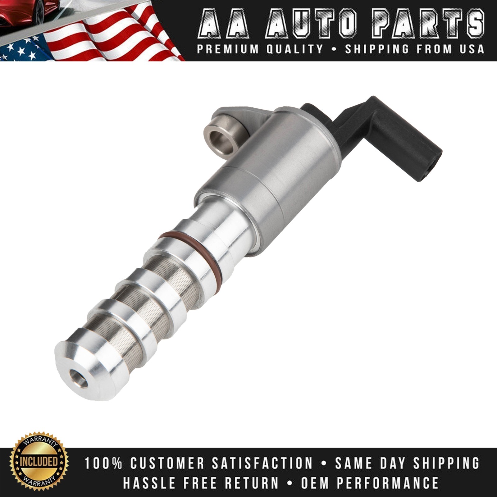 2PCS Engine Variable Valve Timing Solenoid for Buick Cadillac Chevy GMC 12671336