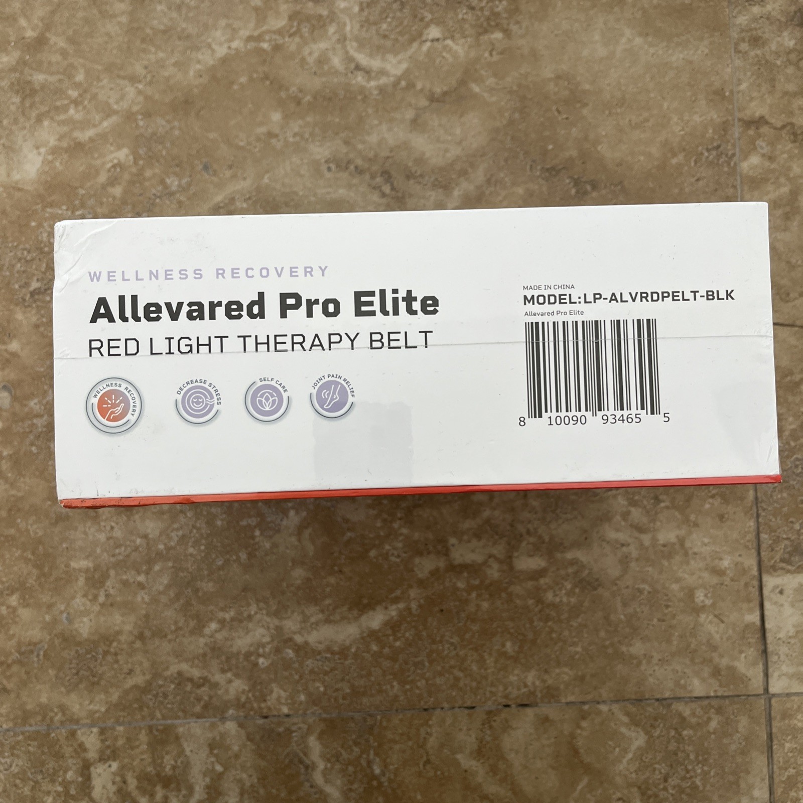 LIFEPRO ALLEVARED PRO ELITE RED LIGHT THERAPY BELT - BLACK