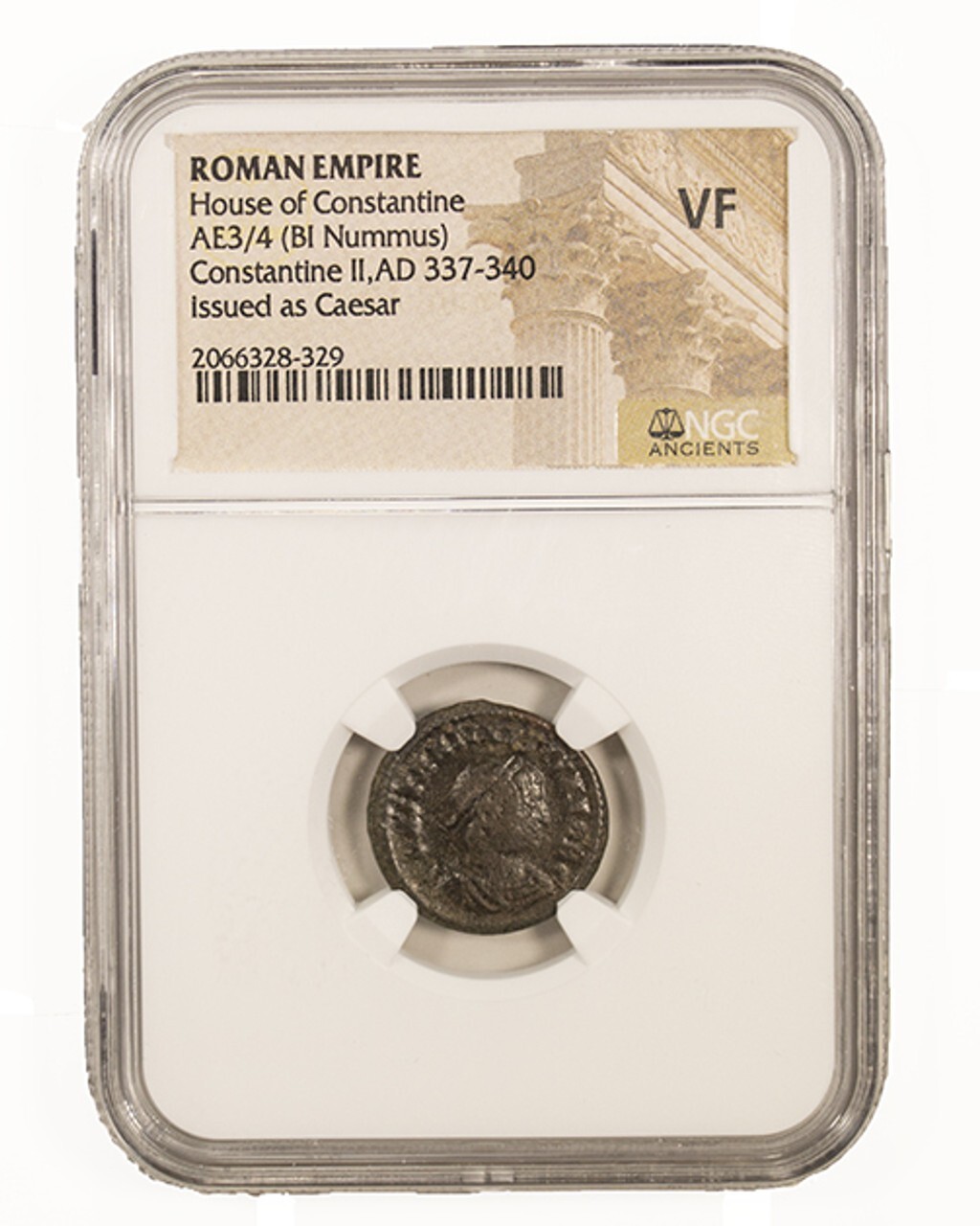 Roman AE of Constantine II (AD 316-340) NGC (VF)