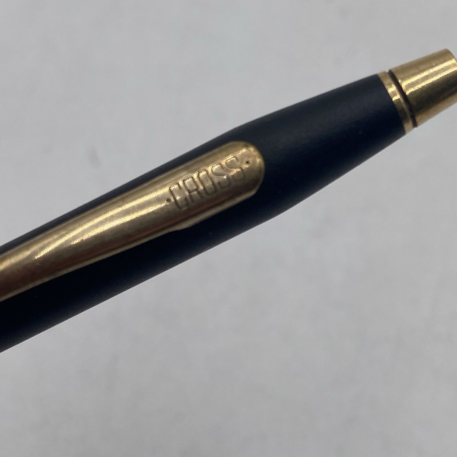 VTG Cross Classic Century Lead Pencil Matte Black 23K Gold Trim VGC