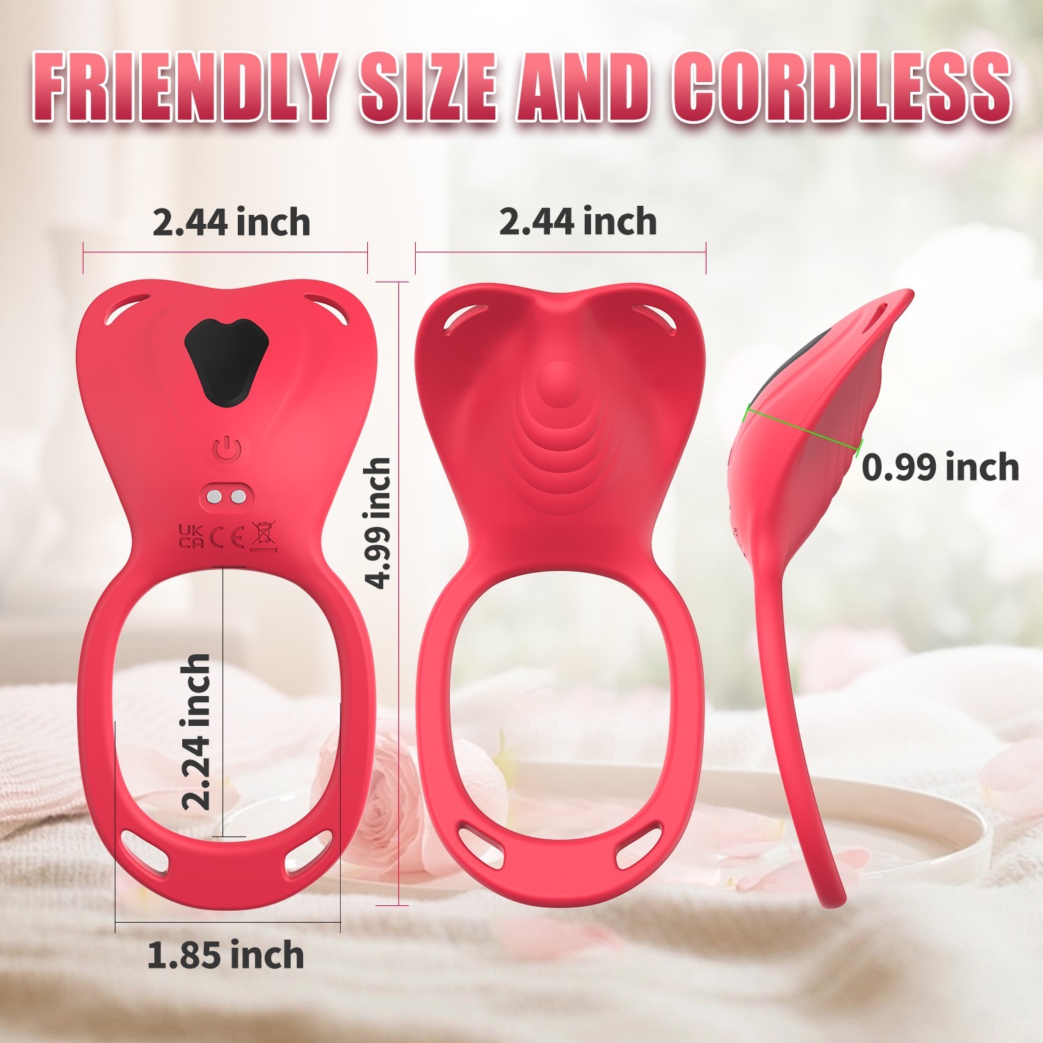Wearable Panty Vibrator Clitoral G Spot Massager Penis Ring Couple Women Sex Toy