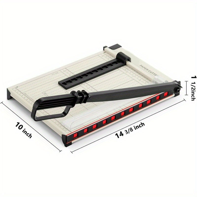 Paper Cutter,Paper Trimmer with Guard,12" Cut Length Guillotine Paper Cutter