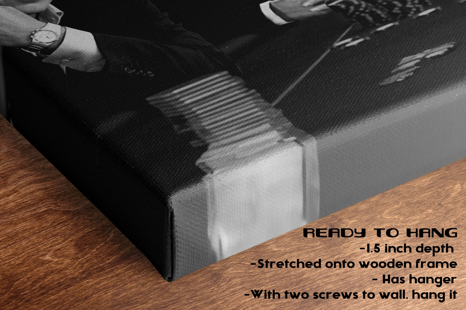 James Bond at the Poker Table Enjoying Gambling - Canvas Print