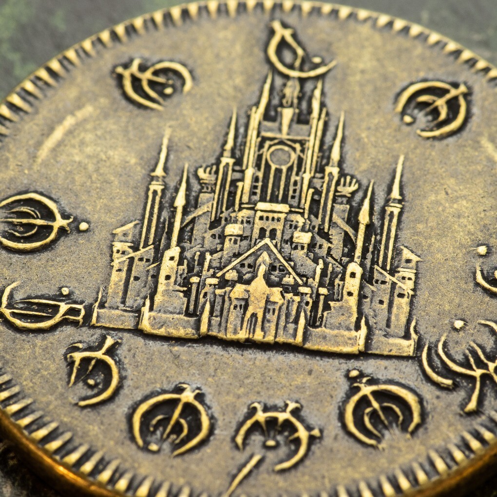 MISTBORN BY BRANDON SANDERSON SET #1 - TWO COINS OF THE FINAL EMPIRE