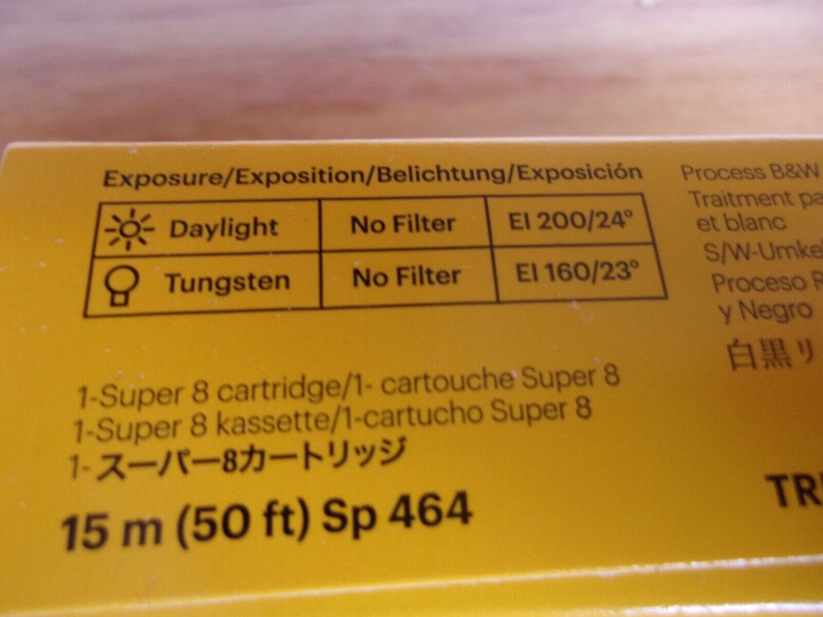 Kodak Tri-X 7266 Super-8 B&W Reversal Film - NEW Fresh 2024 stock - SEE VIDEO