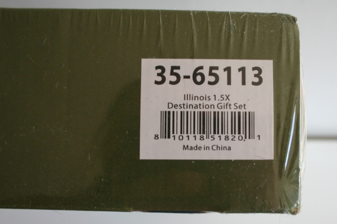 Totally Bamboo Illinois Destination Board, Cheese Tool, Salt Box & Cooking Spoon