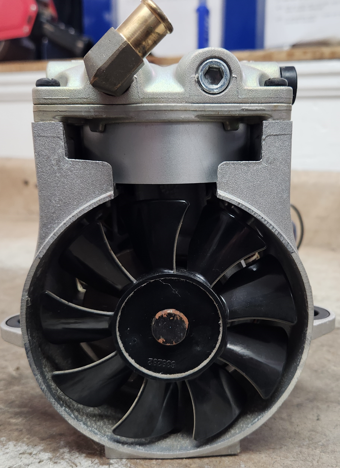 REBUILT THOMAS LARGE POND AERATION AERATOR PUMP 115V 60HZ 3.8A 4.6CFM 45PSI