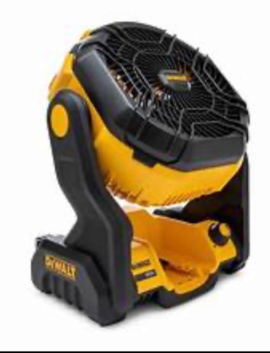 DEWALT DCE512B Cordless Jobsite Fan 650 CFM 11" FAN 20V 20 Volt Cordless