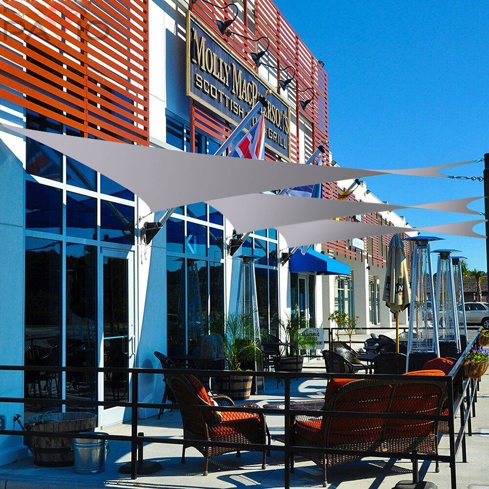 Waterproof Shade Sail Patio Awning Outdoor Garden Pool Sun Canopy Shelter Cover