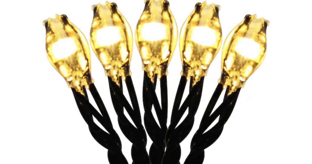 GE 7 FT Winterberry Pre-Lit Twinkling Christmas Tree Warm White LED Black Branch