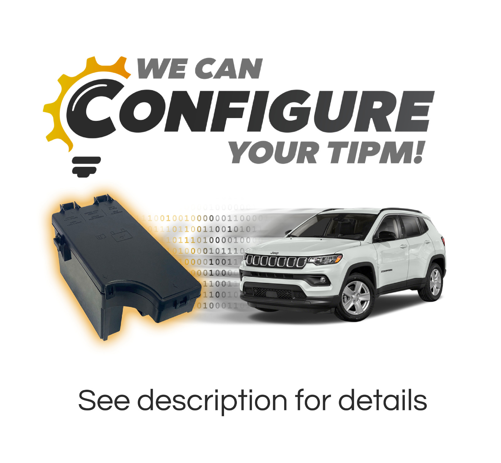 2012 Jeep Wrangler OEM Rebuilt TIPM Fuse Box 68105503