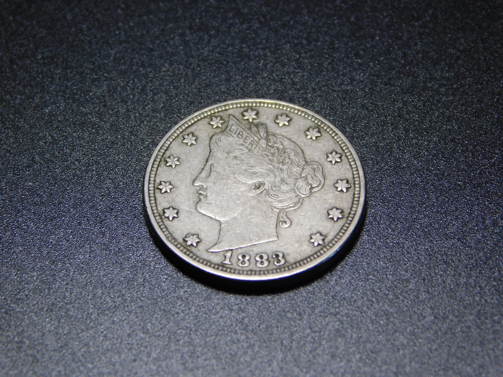 OLD US COIN 1883 LIBERTY HEAD NICKEL NO CENTS