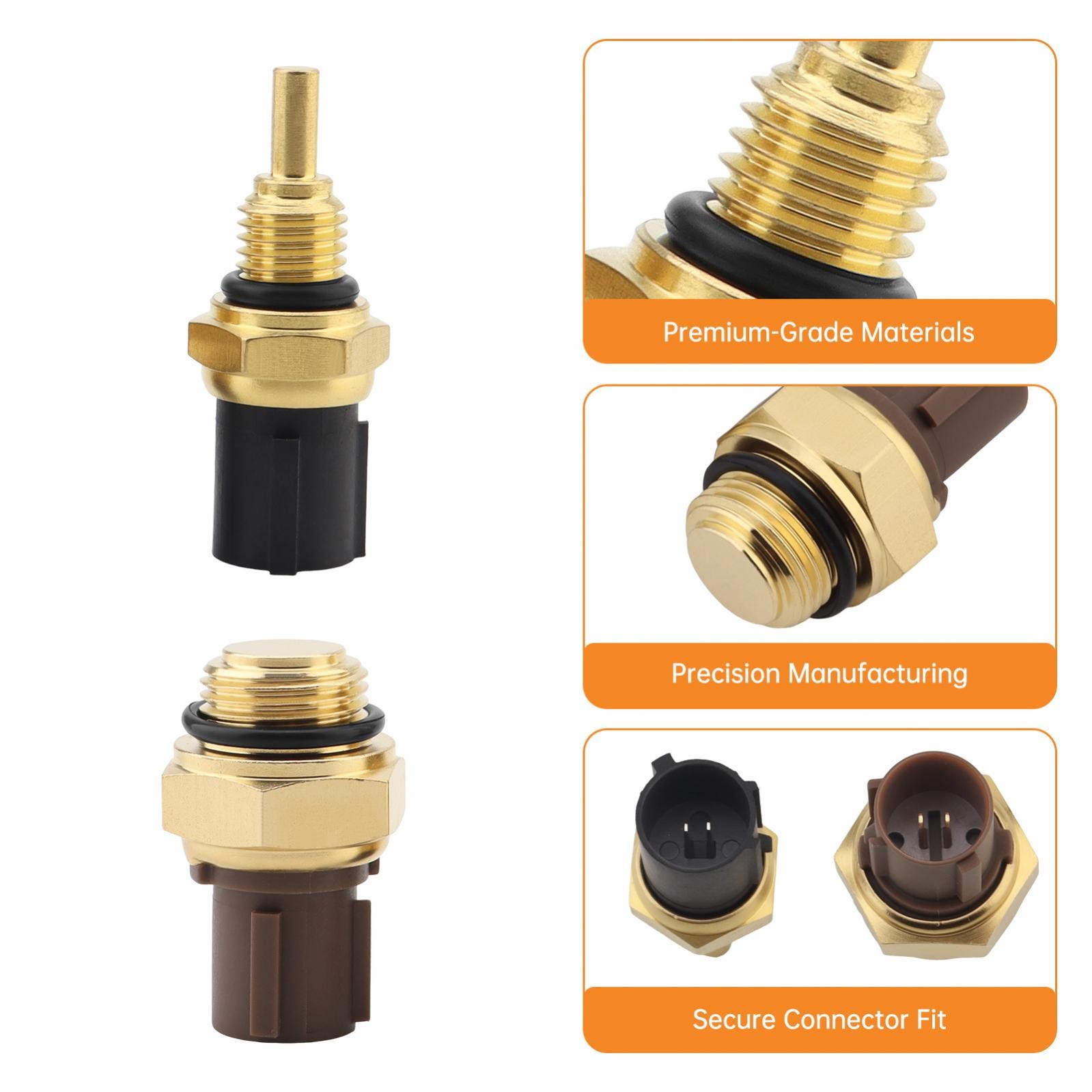 Replace 37870-PJ7-003/37760-P00-003 Cooling Fan Switch Water Temperature Sensor