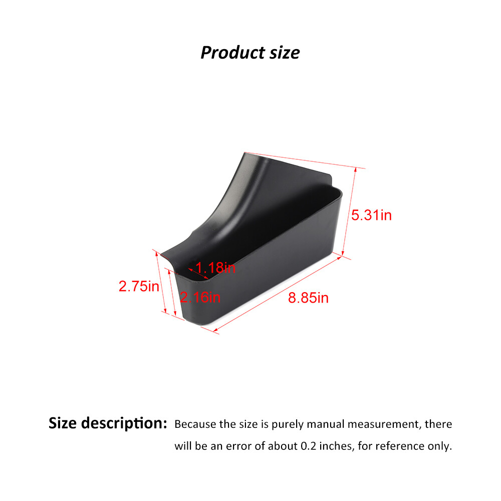 Gear Shift Side Storage Box Tray Organizer For Chevy Colorado/GMC Canyon 2014-22