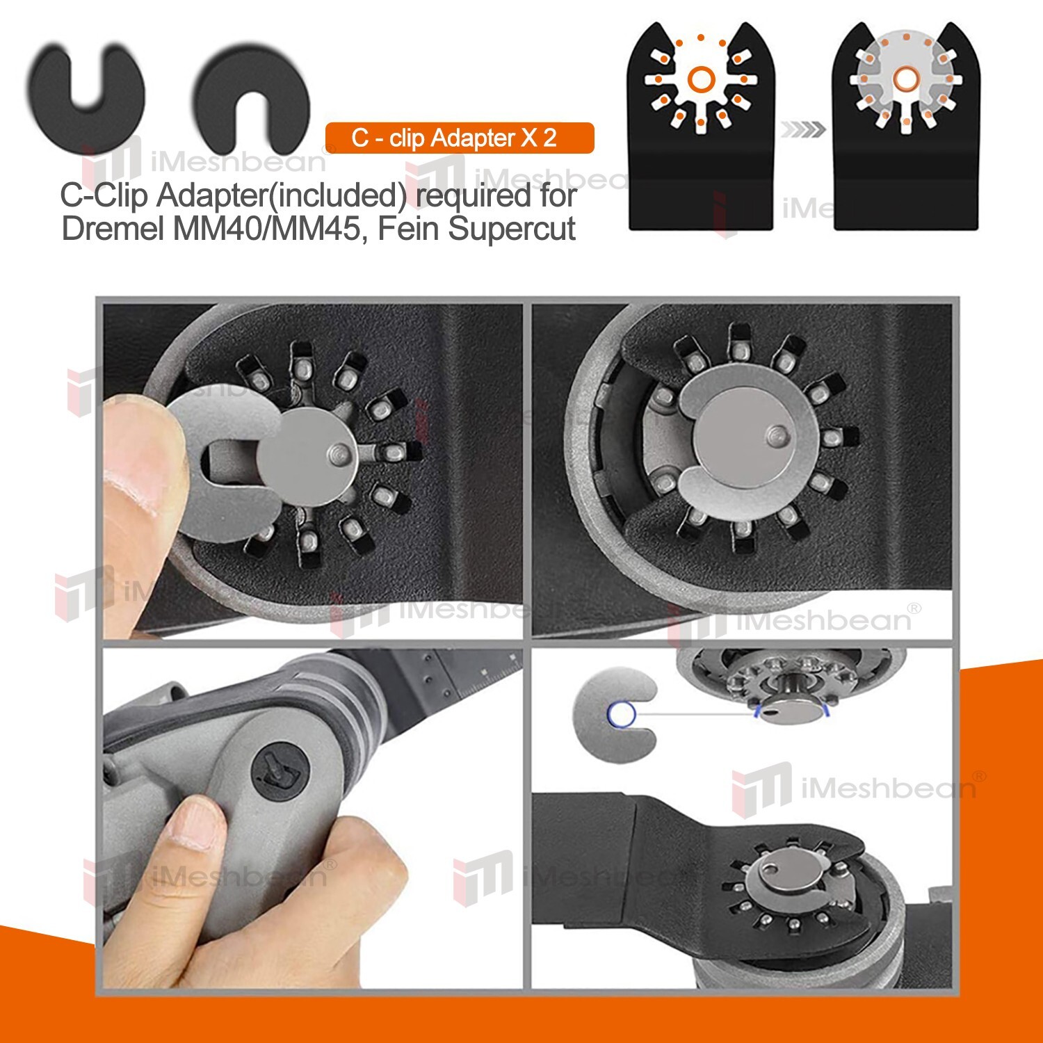 240Pcs Oscillating Multitool Saw Blade Tools For Dewalt Ridgid Makita Milwaukee