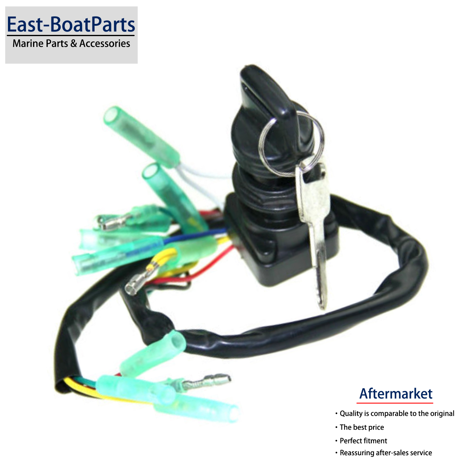 Ignition Main Key Switch for Yamaha 100 115 130 140 150 175 200 HP 703-82510-43