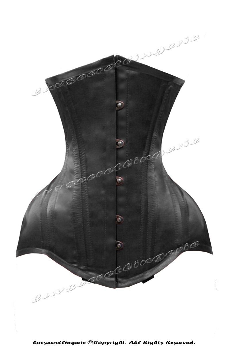 Heavy Duty 26 Double Steel Boned Waist Training Satin Underbust Corset #8862-OT