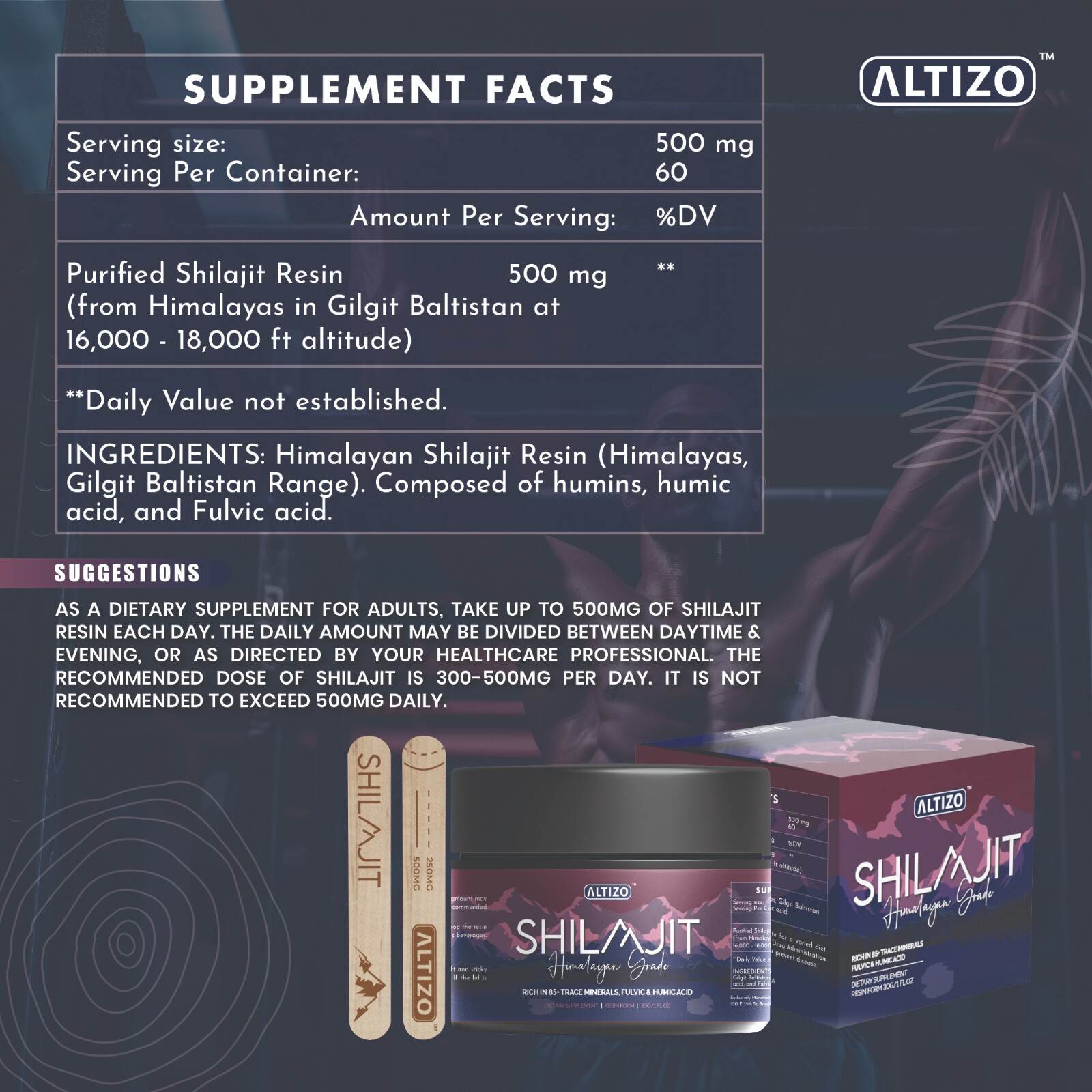 Pure 100% Himalayan Shilajit Resin, Organic, Extremely Potent, Fulvic Acid, 30g