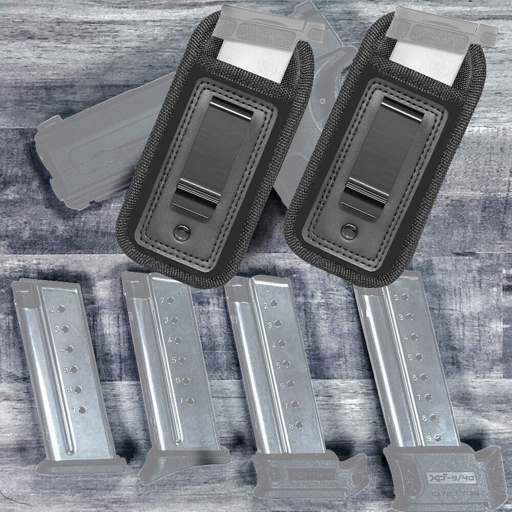 3 Pack Tactical IWB Magazine Pouch for .40 .45 .22 9mm Pistol Mag Holder Holster