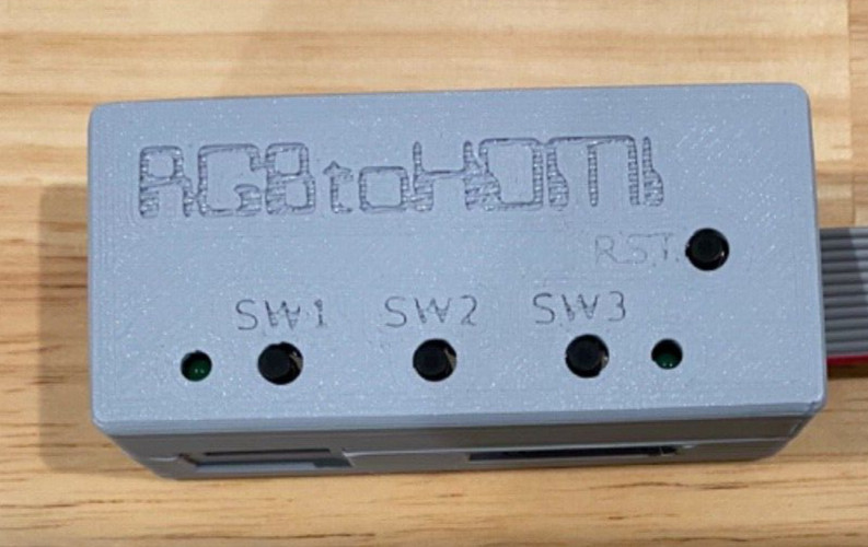RGBtoHDMI RGB2HDMI RGB TTL to MDA Hercules CGA EGA to HDMI HD Video Converter