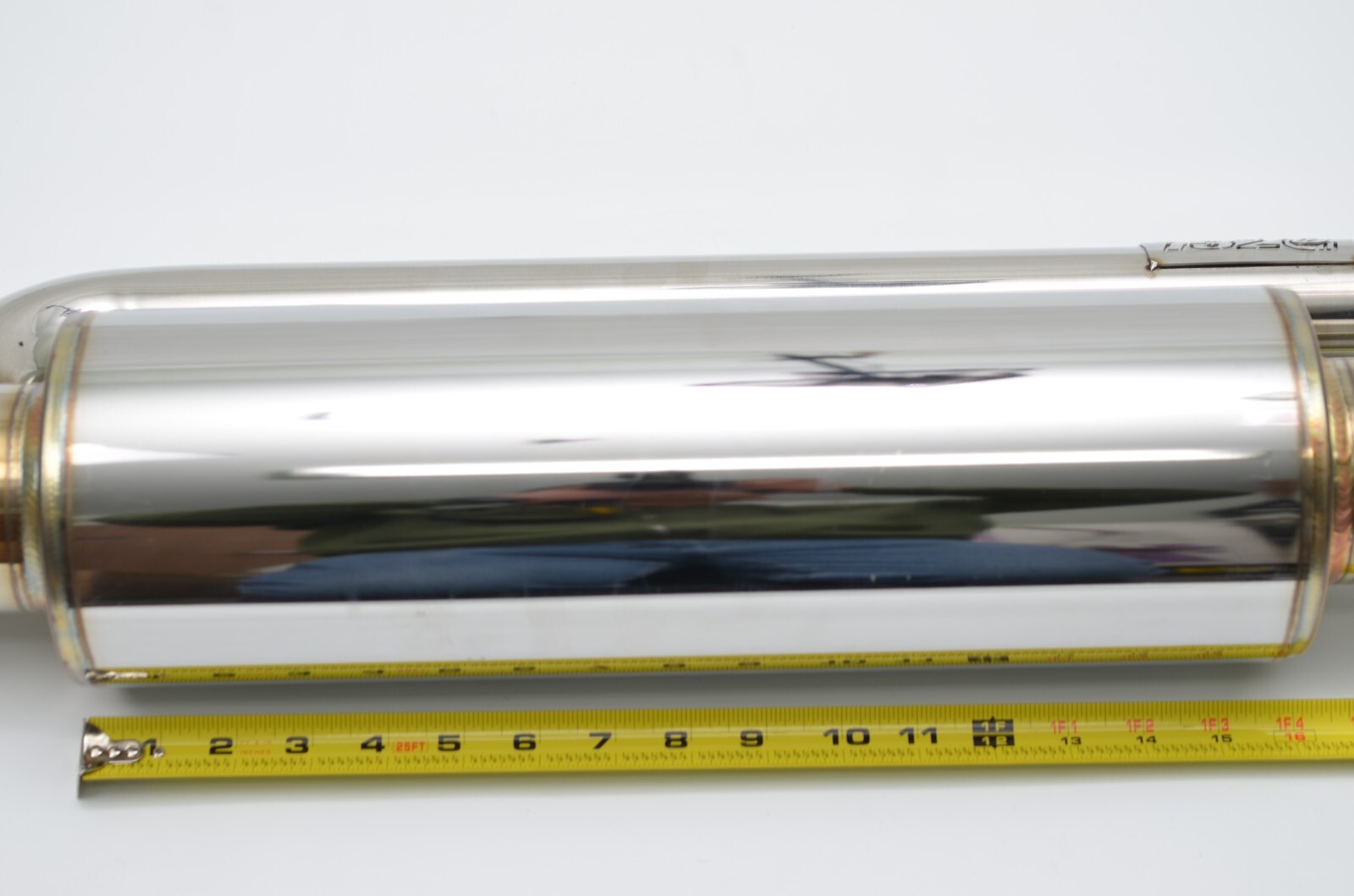 1320 ultra quiet QW resonator muffler stainless steel universal 3" inlet & out